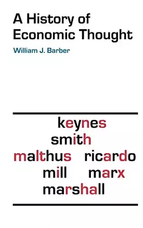 Couverture du produit · A History of Economic Thought