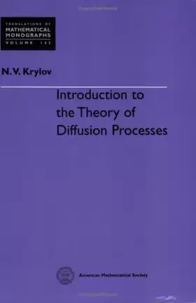 Couverture du produit · Introduction to the Theory of Diffusion Processes
