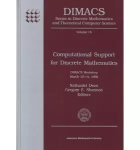 Couverture du produit · Computational Support for Discrete Mathematics: Dimacs Workshop March 12-14, 1992