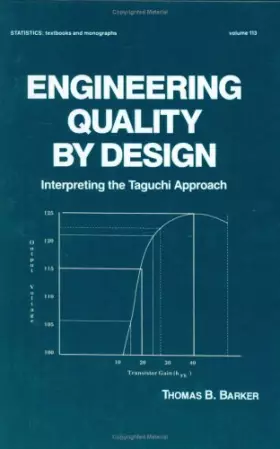 Couverture du produit · Engineering Quality by Design: Interpreting the Taguchi Approach