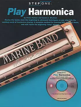 Couverture du produit · Step One: Play Harmonica