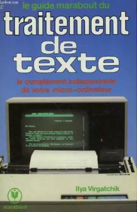 Couverture du produit · Traitement de texte
