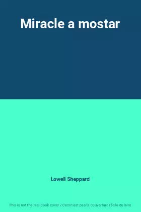 Couverture du produit · Miracle a mostar