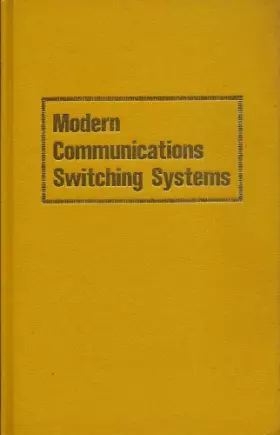 Couverture du produit · Modern communications switching systems