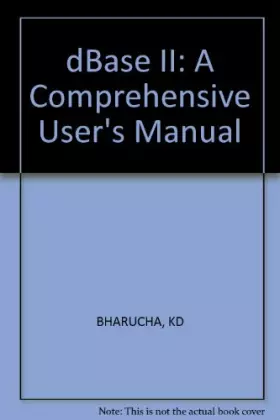 Couverture du produit · dBASE II--A Comprehensive User's Manual
