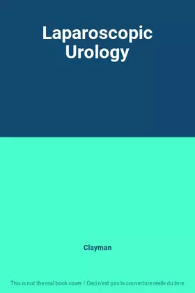 Couverture du produit · Laparoscopic Urology