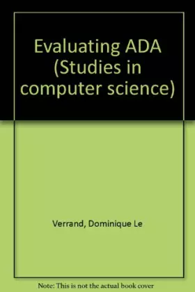 Couverture du produit · Evaluating ADA