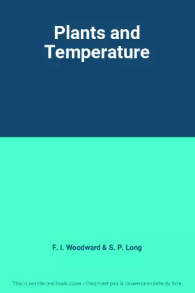 Couverture du produit · Plants and Temperature