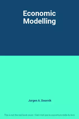 Couverture du produit · Economic Modelling