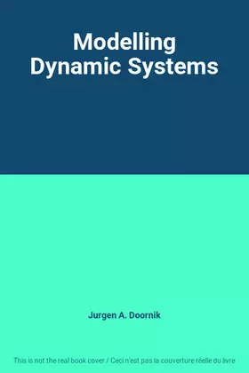 Couverture du produit · Modelling Dynamic Systems