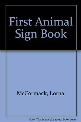 Couverture du produit · First Animal Sign Book