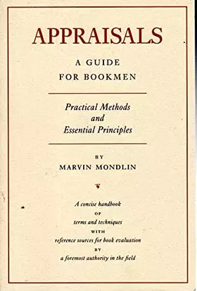 Couverture du produit · Appraisals: A Guide for Bookmen