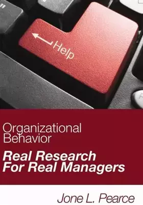 Couverture du produit · Organizational Behavior Real Research for Real Managers