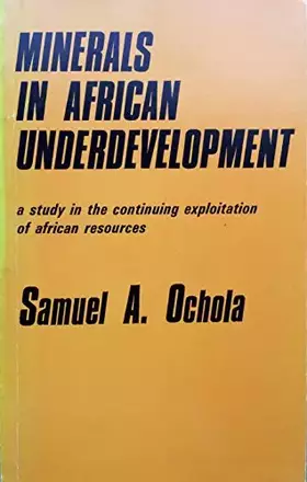 Couverture du produit · Minerals in African underdevelopment