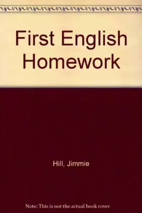Couverture du produit · First English Homework
