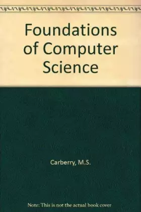 Couverture du produit · Foundations of Computer Science
