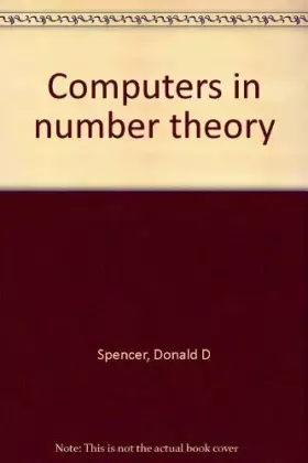 Couverture du produit · Computers in number theory