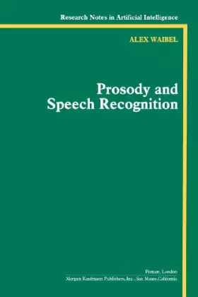 Couverture du produit · Prosody and Speech Recognition