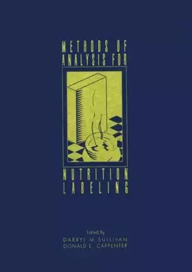 Couverture du produit · Methods of Analysis for Nutrition Labeling