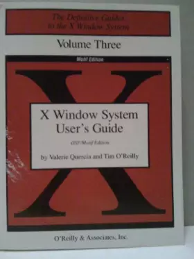 Couverture du produit · X Window System User's Guide