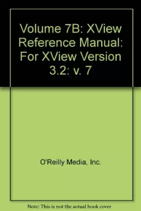 Couverture du produit · XVIEW PROGRAMMING MANUAL