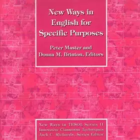 Couverture du produit · New Ways in English for Specific Purposes