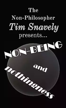 Couverture du produit · Non-Being and Nothingness