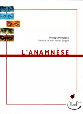 Couverture du produit · L'anamnese