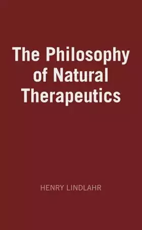 Couverture du produit · Philosophy Of Natural Therapeutics