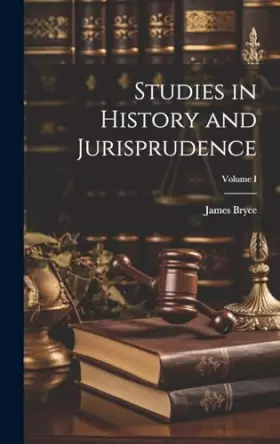 Couverture du produit · Studies in History and Jurisprudence Volume I