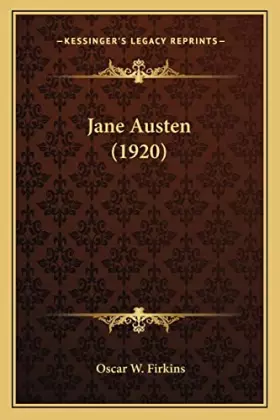 Couverture du produit · Jane Austen (1920)