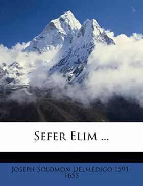Couverture du produit · Sefer Elim ... (Hebrew Edition)