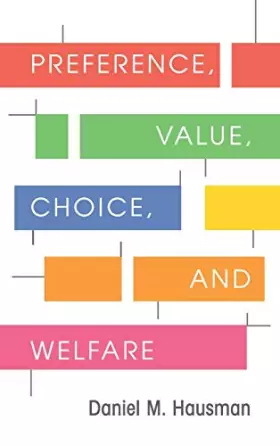 Couverture du produit · Preference, Value, Choice, and Welfare