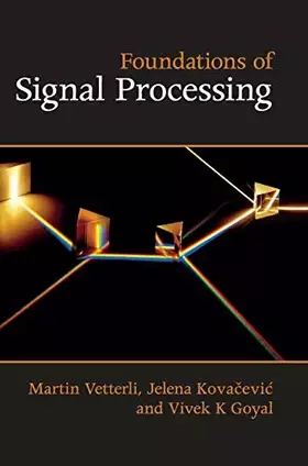 Couverture du produit · Foundations of Signal Processing