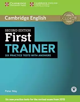 Couverture du produit · First Trainer Six Practice Tests with Answers with Audio