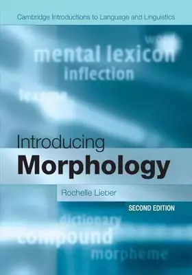 Couverture du produit · Introducing Morphology (Cambridge Introductions to Language and Linguistics)
