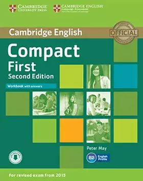 Couverture du produit · Compact First Workbook with Answers with Audio