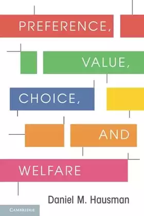 Couverture du produit · Preference, Value, Choice, and Welfare