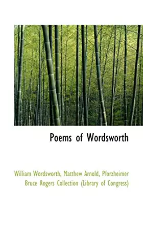 Couverture du produit · Poems of Wordsworth