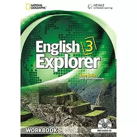 Couverture du produit · English Explorer 3: Workbook with Audio CD