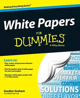 Couverture du produit · White Papers for Dummies