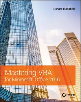 Couverture du produit · Mastering VBA for Microsoft Office 2016