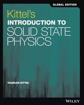 Couverture du produit · Kittel's Introduction to Solid State Physics, Global Edition