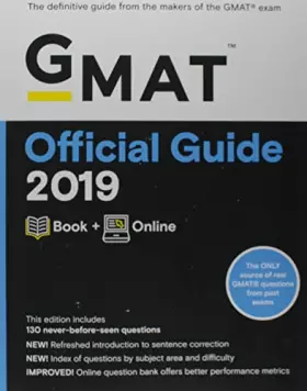 Couverture du produit · GMAT Official Guide 2019