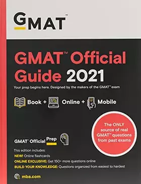 Couverture du produit · GMAT Official Guide 2021: Book + Online + Mobile
