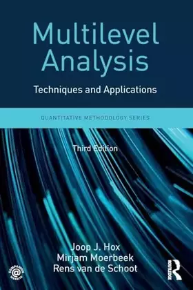 Couverture du produit · Multilevel Analysis (Quantitative Methodology Series)