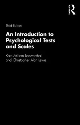 Couverture du produit · An Introduction to Psychological Tests and Scales