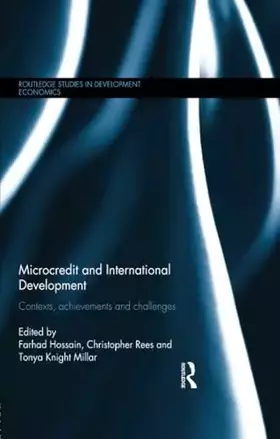 Couverture du produit · Microcredit and International Development (Routledge Studies in Development Economics)