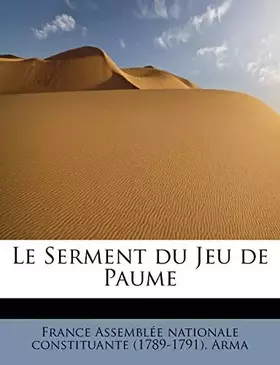 Couverture du produit · Le Serment du Jeu de Paume