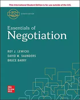 Couverture du produit · ISE Essentials of Negotiation